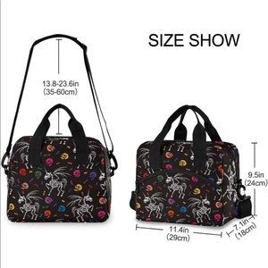 Unicorn Skull Lunch Box